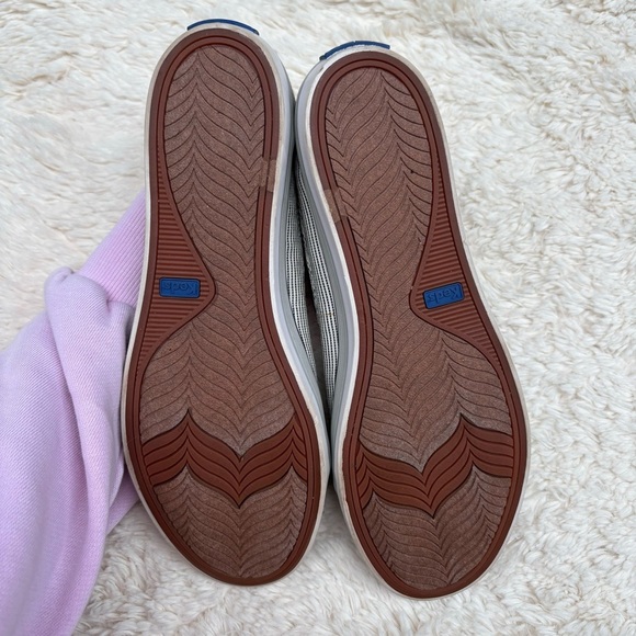 Keds | beacon blue and white striped boat shoe slip on canvas coastal - Picture 4 of 5